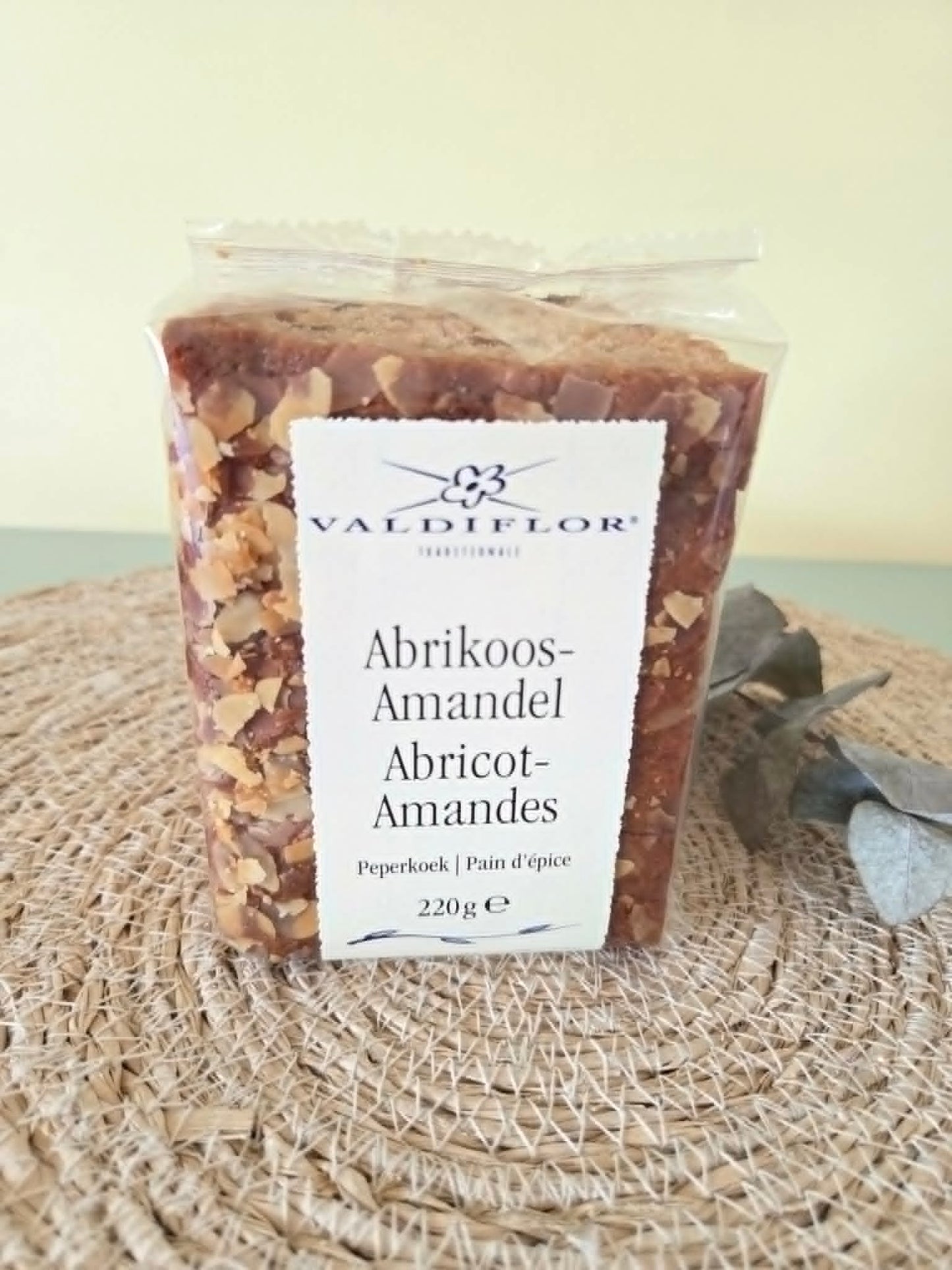 Peperkoek abrikoos - amandel