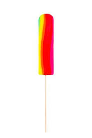 Regenboog Lolly 11cm
