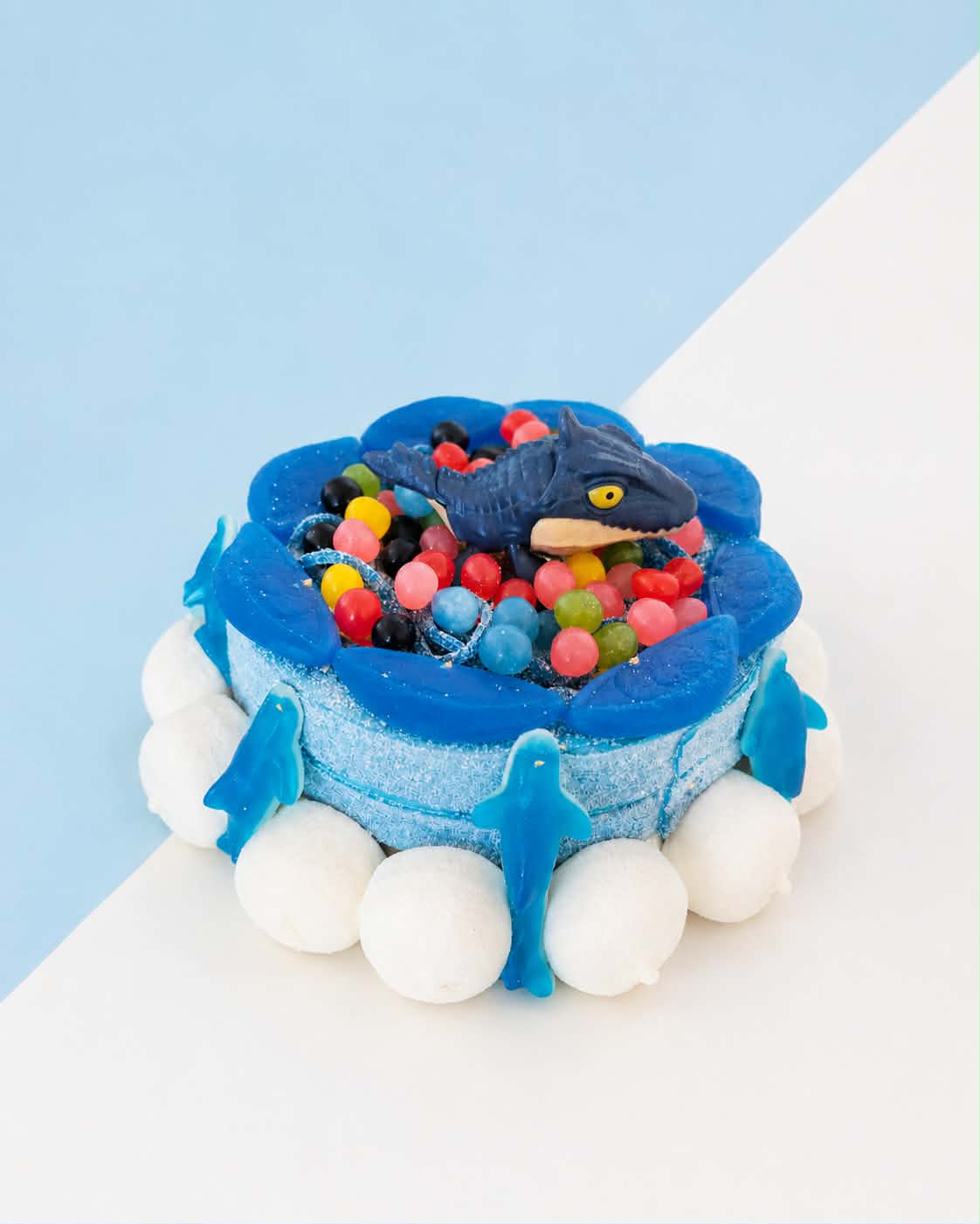 Snoeptaart water dinosaurus