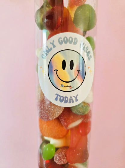 Snoepbuis 35 cm 'only good vibes today'