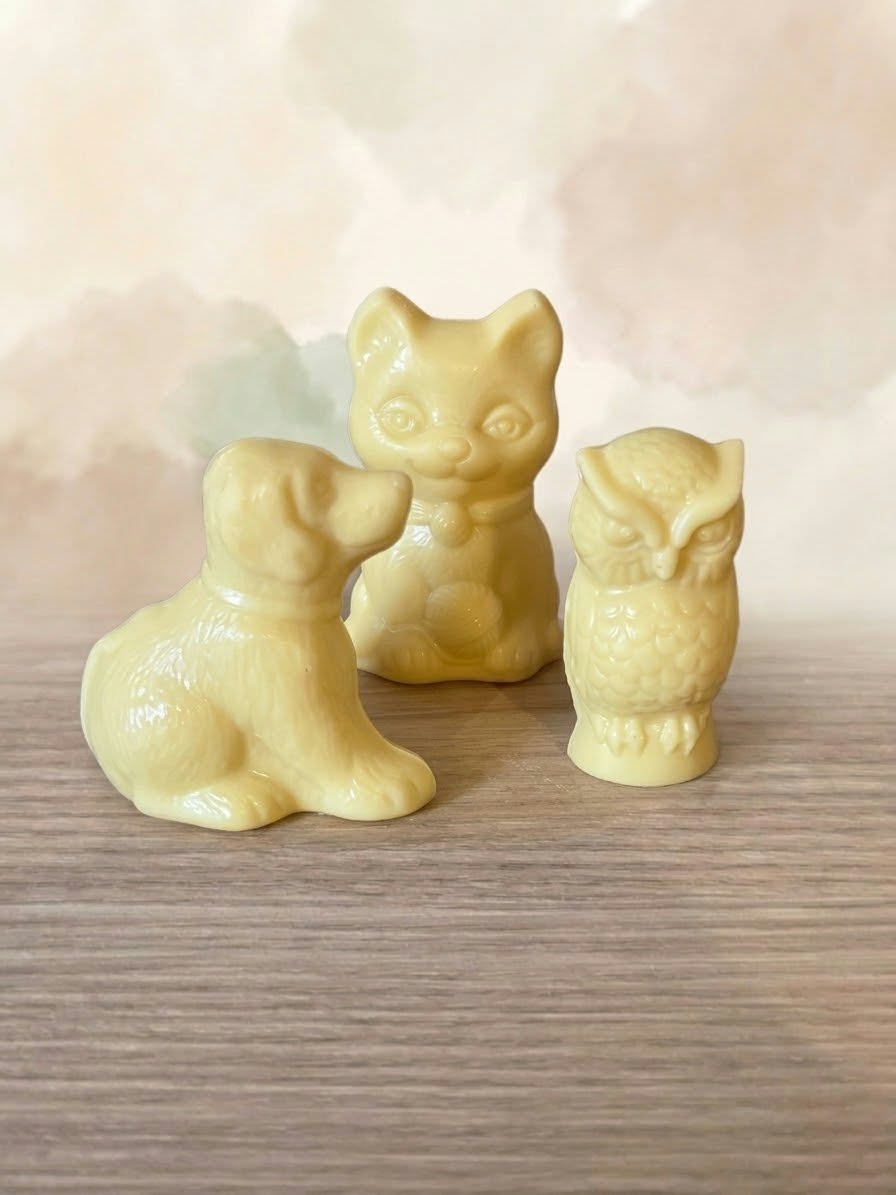 kleine chocolade diertjes  wit - Callebaut