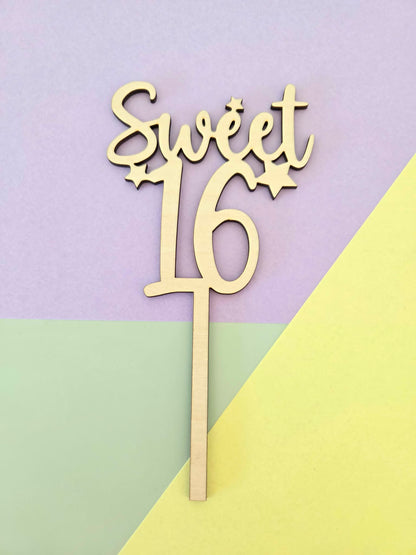 Taarttopper 'sweet 16'