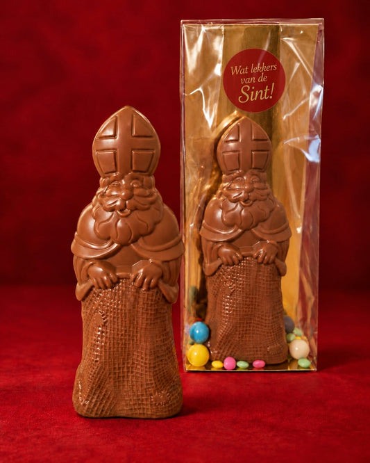 Ambachtelijke Sinterklaas chocolade in zak - Callebaut chocolade