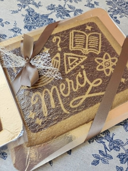 XL koek schoolbordje