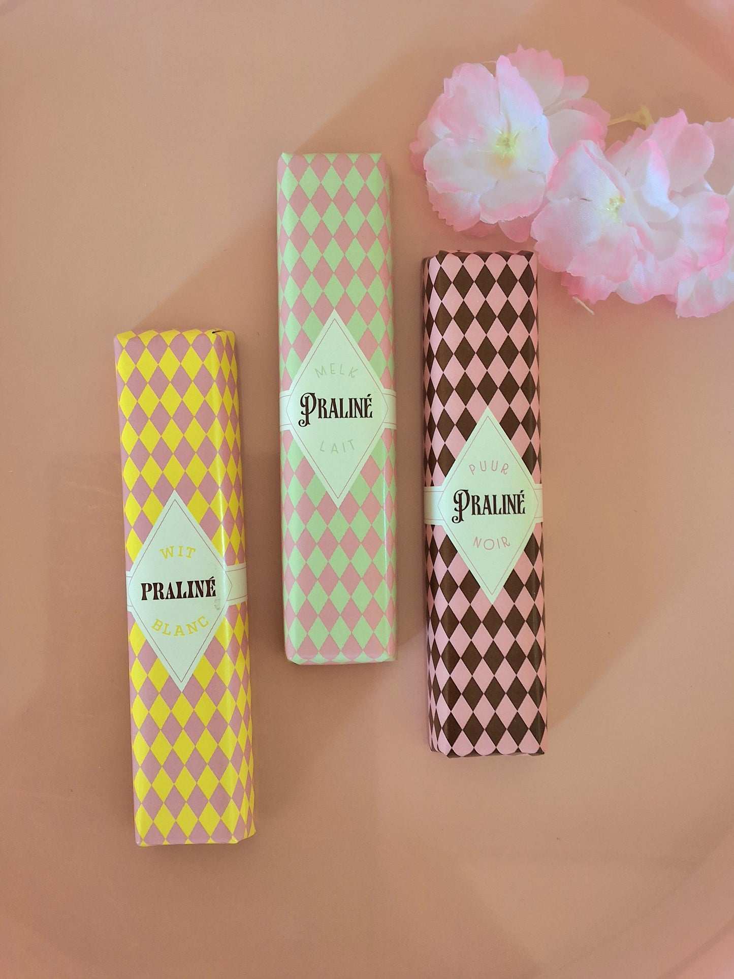 Chocolade repen met praliné