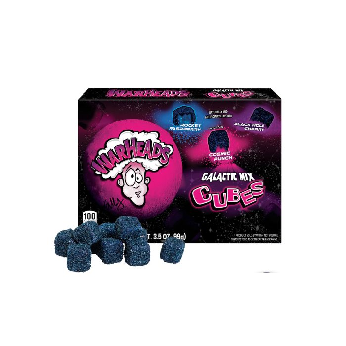 Warheads Galactic cubes theater box